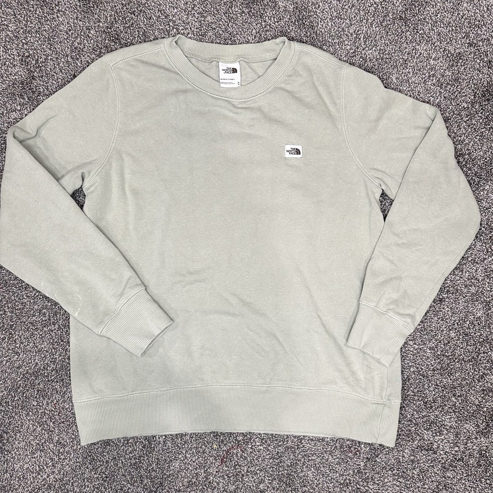 North‎ Face Crewneck Heritage Patch Sweatshirt Women Green Medium